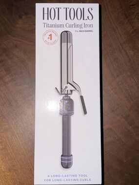 Hot Tools Titanium Curling Iron - Black